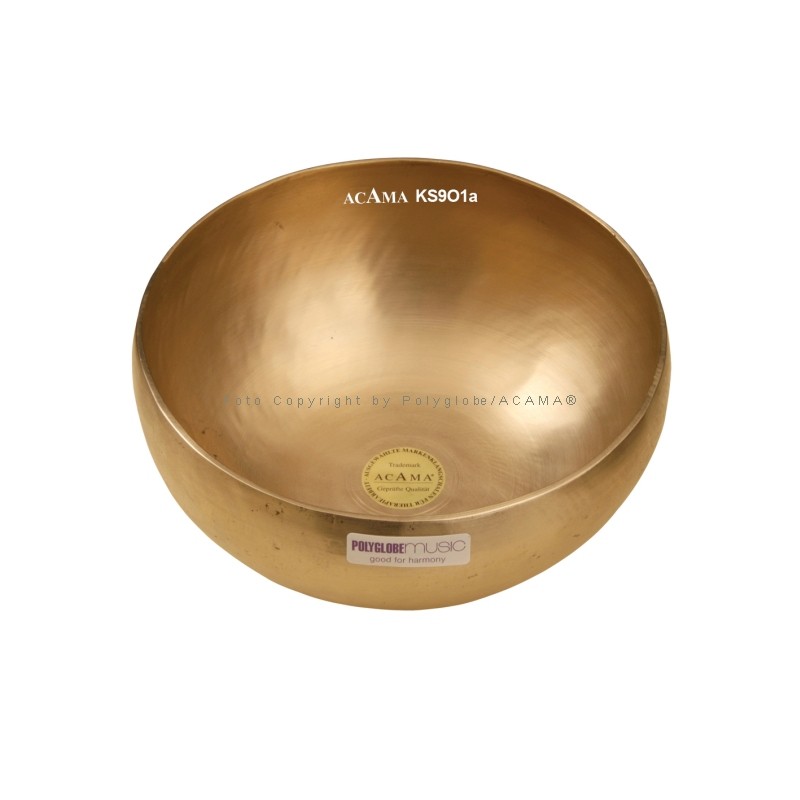 KS9O1a - ACAMAÂ® heart singing bowl, small with thin edgel, eg. 0,60 - 0,65 kg,  Dm ca. 18cm