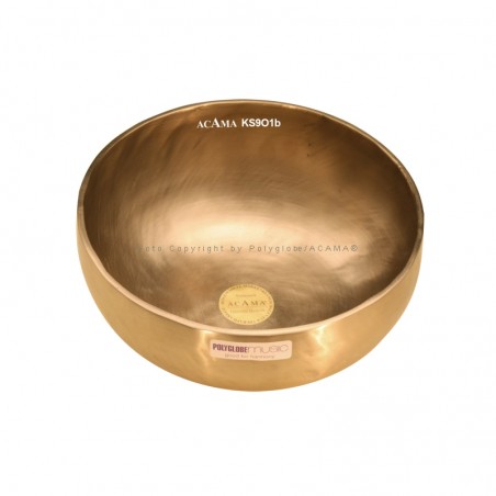 KS9O1b - ACAMA® heart singing bowl, small with thick edge, eg. 0,70 - 0,80 kg, Dm ca. 18cm