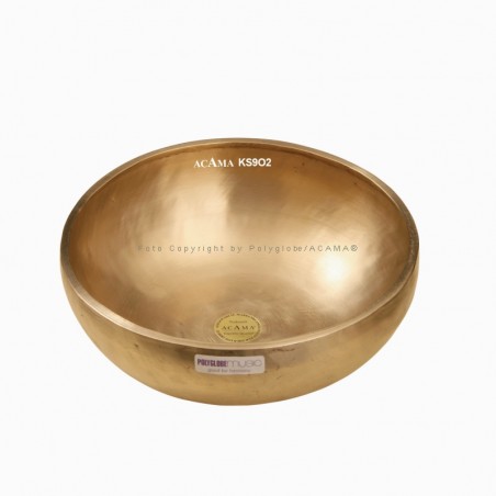 KS9O2 - ACAMA Heart singing Bowl, heavy design, thick edge, weight eg. 1,20 - 1,30 kg,   Dm eg. 21cm