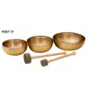 ACAMA KSET31- FINE TUNED SINGING BOWL SET FOR SOUND MASSAGE