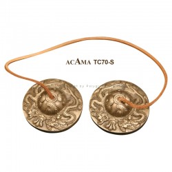 TC70S - ACAMA TIBETAN CYMBAL - SNAKE SYMBOLS