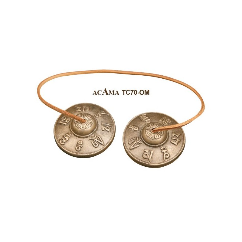 TC70OM - ACAMA TIBETISCHE ZIMBEL - OM MANTRA TC70OM - ACAMA TIBETISCHE ZIMBEL - OM MANTRA