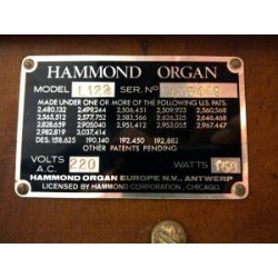 HAMMOND ORGEL - L122 - ORIGINAL MODELL