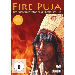 FIRE PUJA in TIBET- Meditatives wellness and fireplace movie