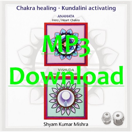 MISHRA SHYAM KUMAR - Chakra Healing, Kundalini activating CD 3 Hals- & Herz Chakra -MP3