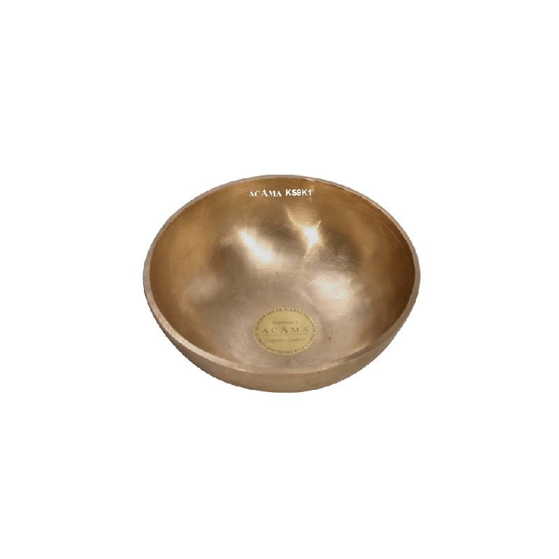 KS9K1 - ACAMA Kopf-Klangschale, klein, prof. Ausfuehrung ca. 0,25- 0,30 kg, Dm ca. 12cm KS9K1 - ACAMA Kopf-Klangschale, klein, prof. Ausfuehrung ca. 0,25- 0,30 kg, Dm ca. 12cm
